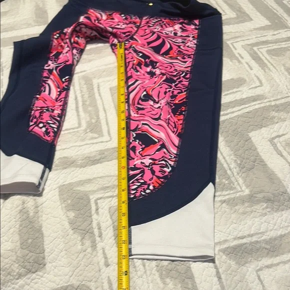 Lilly Pulitzer Luxletic Cropped Athletic Leggings Pants L Large - Picture 8 of 10